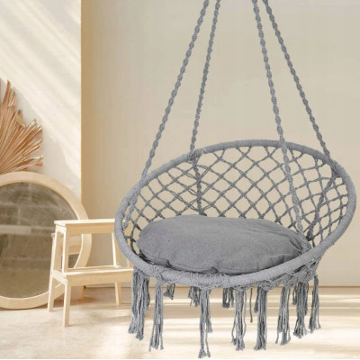 Zahradní závěsné křeslo BOHO 80x60x120 cm